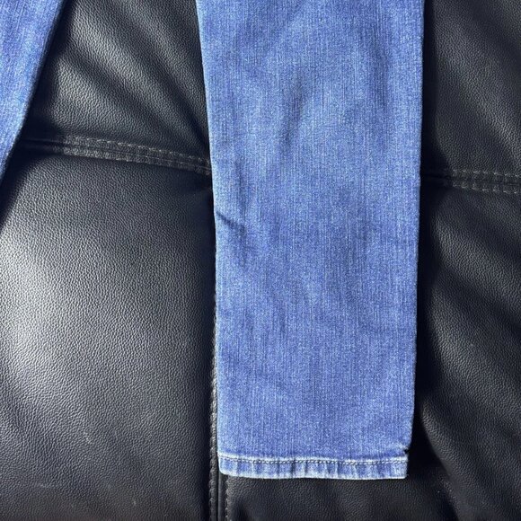 Jessica Simpson Kiss Me Super Skinny Jeans Raw Hem Distressed Women’s 14/32 - Picture 8 of 15